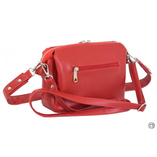 Женская сумочка на три отделения LUCHERINO 644 красный