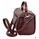Женская модельная сумка LUCHERINO 619 бордовый замш