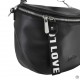 Женская модельная сумка LUCHERINO 603 черный love
