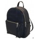 Женская рюкзак LUCHERINO 450 темно-синий замш