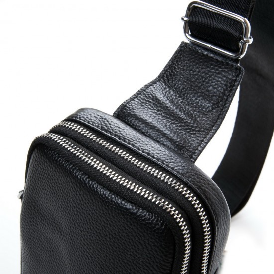 Женская сумка на плечо из натуральной кожи ALEX RAI 1801 черный