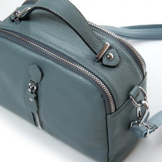 Женская сумочка из натуральной кожи ALEX RAI 2906 бирюзовый