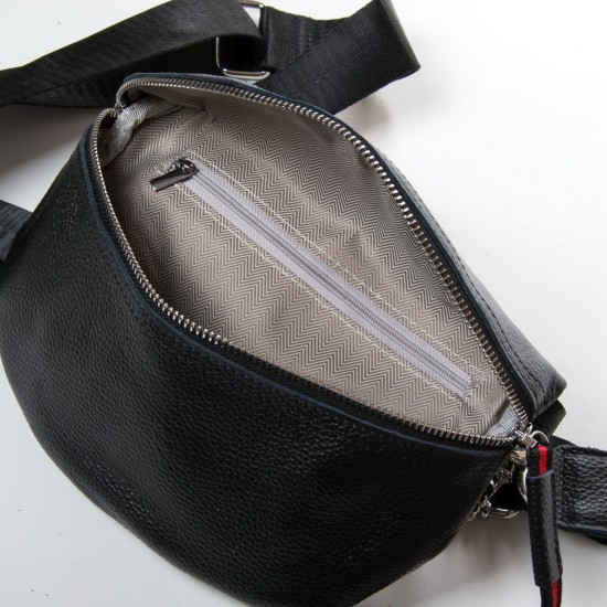 Жіноча сумочка з натуральної шкіри ALEX RAI 88081 чорний