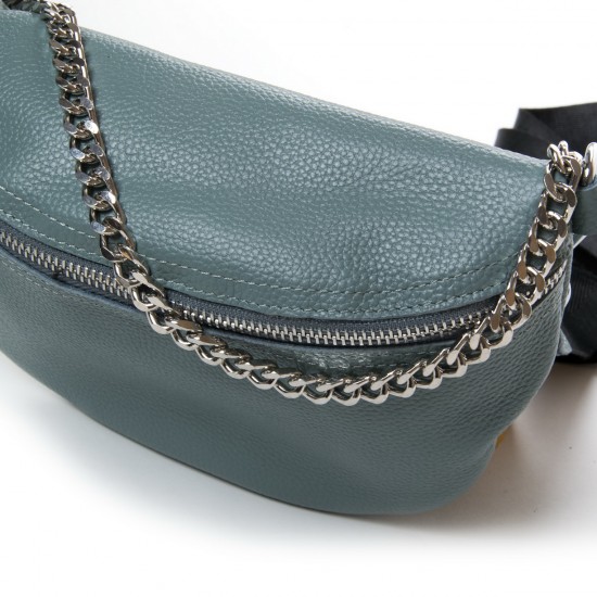Женская сумочка из натуральной кожи ALEX RAI 88081 бирюзовый