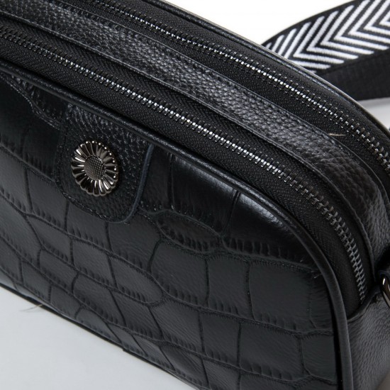 Женская сумочка из натуральной кожи ALEX RAI 881 черный