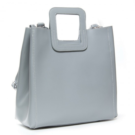 Жіноча сумка з натуральної шкіри ALEX RAI  45-1550 сірий