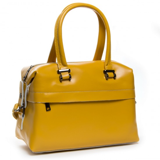 Жіноча сумка з натуральної шкіри ALEX RAI P1532 жовтий