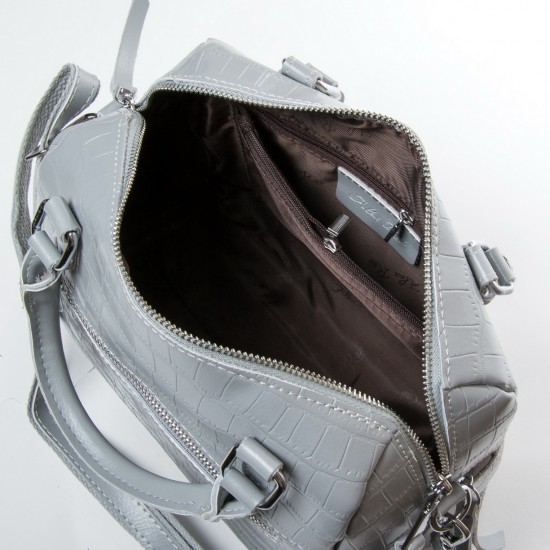 Женская сумка из натуральной кожи ALEX RAI 2234 серый