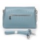 Женская сумочка из натуральной кожи ALEX RAI J009-1 голубой