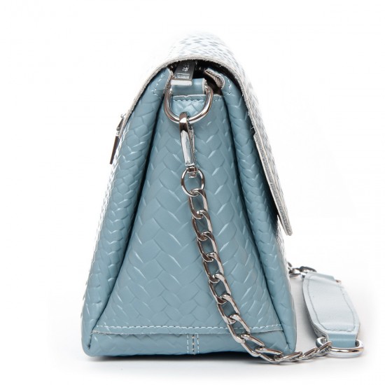 Женская сумочка из натуральной кожи ALEX RAI J009-1 голубой