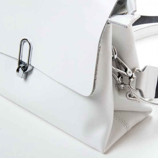 Женская сумочка из натуральной кожи ALEX RAI 9713 белый