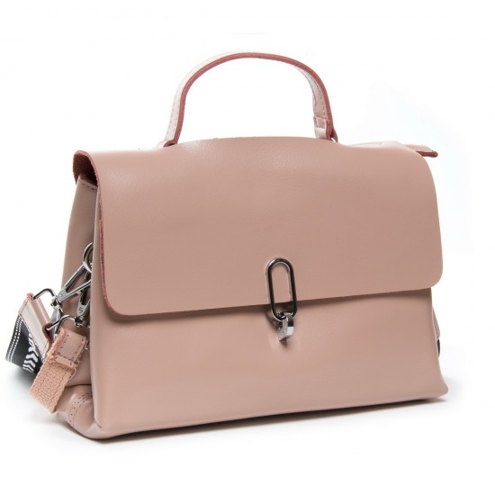 Женская сумочка из натуральной кожи ALEX RAI 9713 пудра