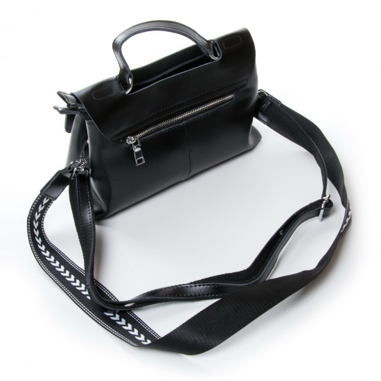Жіноча сумочка з натуральної шкіри ALEX RAI 9713 чорний