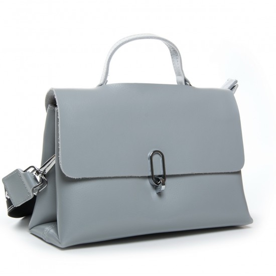 Женская сумочка из натуральной кожи ALEX RAI 9713 серый