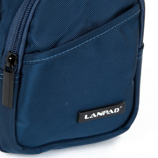 Чоловіча сумка на плече Lanpad 3737 синій