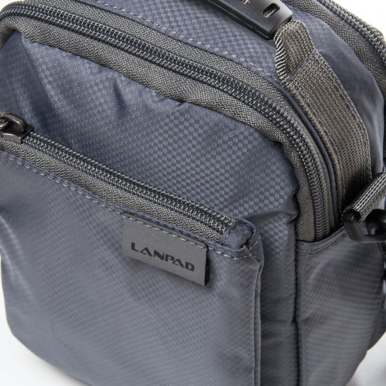 Чоловіча сумка планшет Lanpad 53230 сірий