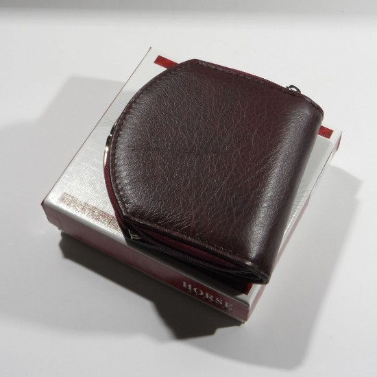 Жіночий гаманець з натуральної шкіри LARGONI 001B-N винний