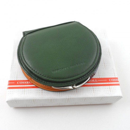 Жіночий гаманець з натуральної шкіри LARGONI A195 зелений