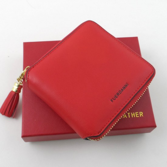 Женский кошелек из натуральной кожи LARGONI 7700 красный