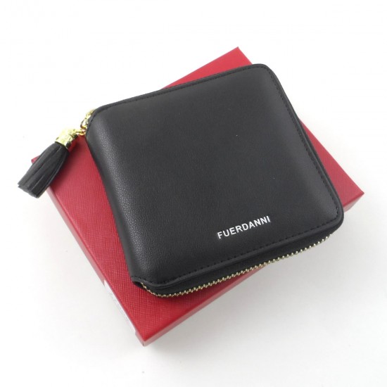 Жіночий гаманець з натуральної шкіри LARGONI 7700 чорний