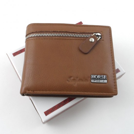 Мужское портмоне из натуральной кожи LARGONI 6806A коричневый