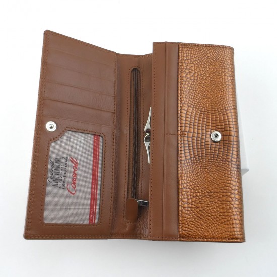 Жіночий гаманець з натуральної шкіри LARGONI A14071-9111 коричневий