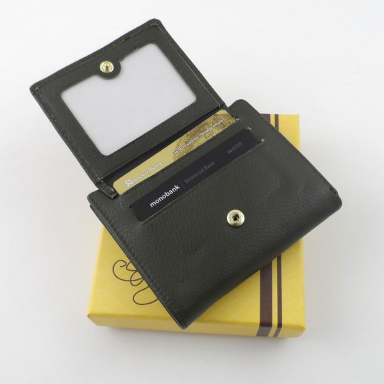 Женский кошелек из натуральной кожи LARGONI D-6020 зеленый