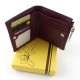 Женский кошелек из натуральной кожи LARGONI D-6020 бордовый