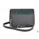 Жіноча сумочка LUCHERINO 650 чорний + сірий замш