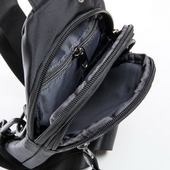 Мужская сумка на плечо Lanpad 82009 черный