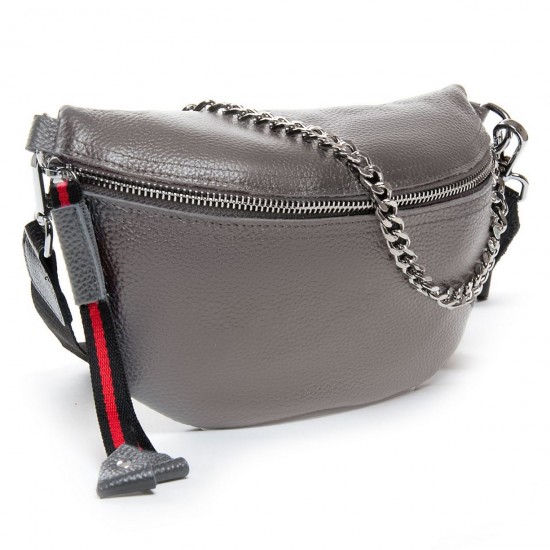 Женская сумочка из натуральной кожи ALEX RAI 88081 серый