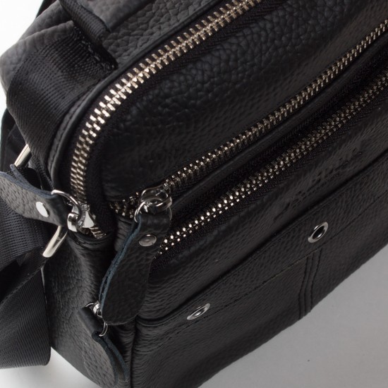 Мужская сумка-планшет из натуральной кожи dr.Bond 1435 черный