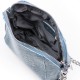Жіноча сумочка-клатч з натуральної шкіри ALEX RAI 6009  блакитний