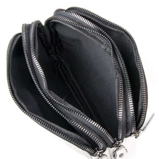 Женская сумочка-клатч из натуральной кожи ALEX RAI 60061 белый
