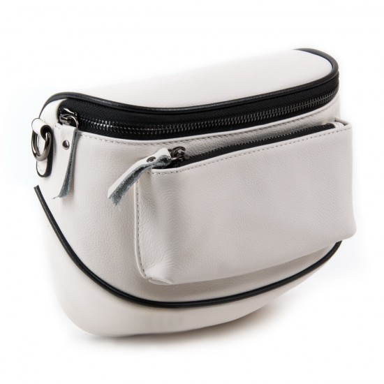 Жіноча сумочка з натуральної шкіри ALEX RAI 39031 білий