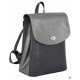 Жіночий рюкзак LUCHERINO 647 чорний + срібло