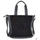Жіноча сумка з натуральної замші LUCHERINO 700 чорний