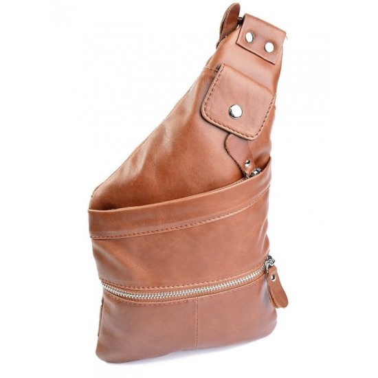 Мужская сумка из натуральной кожи LARGONI 20815 коричневый
