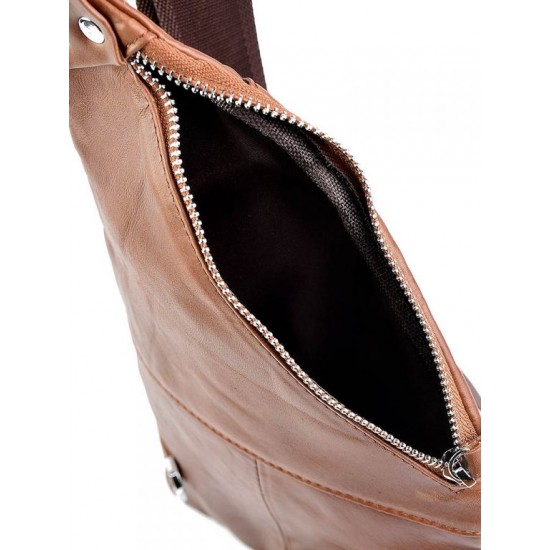 Мужская сумка из натуральной кожи LARGONI 20815 коричневый