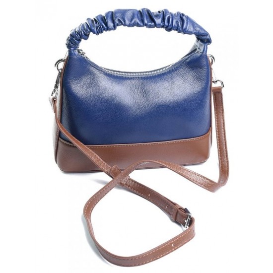 Жіноча сумочка з натуральної шкіри LARGONI 8196 синій