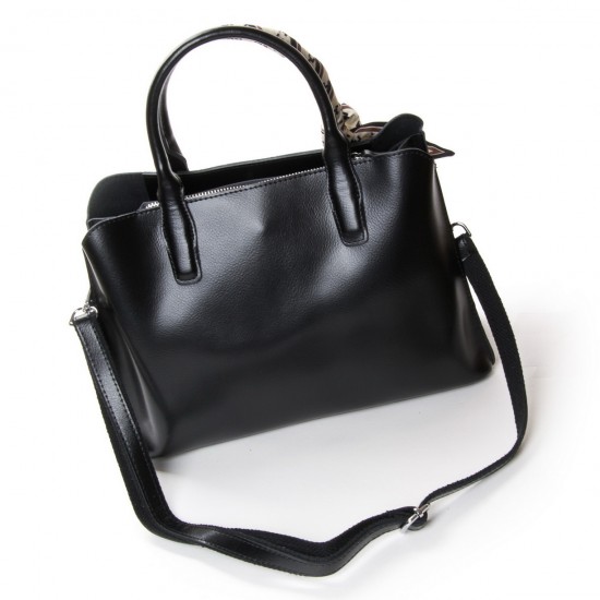 Жіноча сумка з натуральної шкіри ALEX RAI 46-9382 чорний