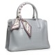 Женская сумка из натуральной кожи ALEX RAI 46-9382 серый