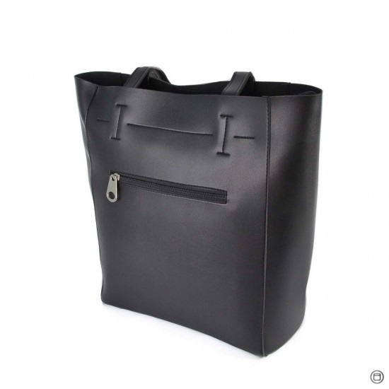 Женская модельная сумка LUCHERINO 518 черный глянець