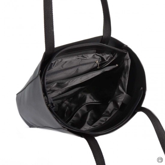 Жіноча модельна сумка LUCHERINO 518 чорний глянець