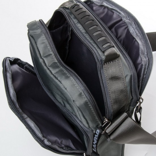 Мужская сумка-планшет Lanpad 28672 серый