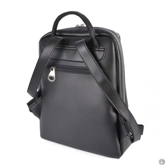 Женский рюкзак LUCHERINO 606 черный глянець