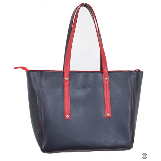 Жіноча сумка LUCHERINO 624 темно-синій червоний