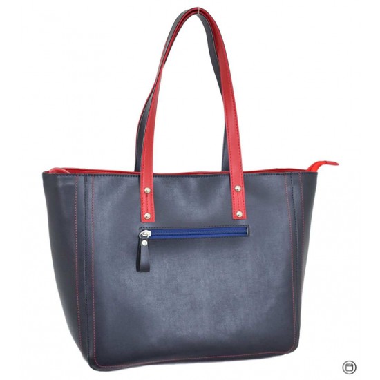 Женская сумка LUCHERINO 624 темно-синий + красный