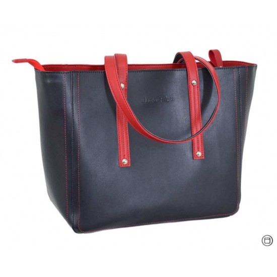 Женская сумка LUCHERINO 624 темно-синий + красный