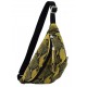 Молодежная стильная поясная сумка LUCHERINO 595 желтый